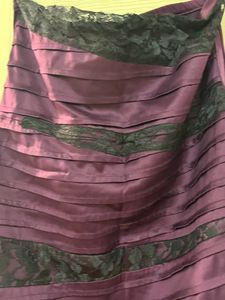 F 21 Purple Party Wear Strapless Dress