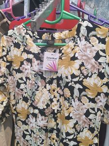 Floral Print Button-Down Dress