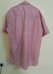 Men's Short Sleeve Linen Blend Shirt