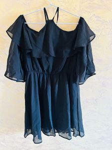 Women's Off-Shoulder Ruffle Dress