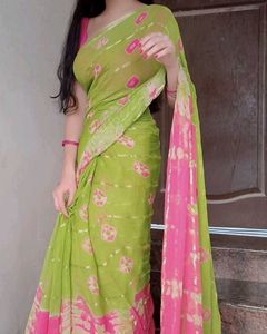 Jaipuri bandhej saree
