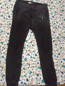 Men's Grey "TEAM SPIRIT" Joggers