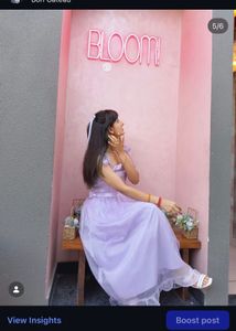 Selling my Custom Burthday Lavender Maxi Dress