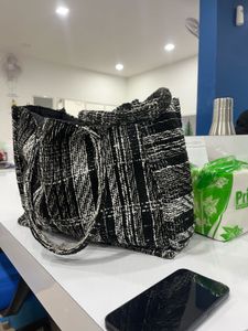 Stylish Striped Tote Bag