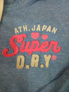 Superdry Blue Zip-Up Hoodie