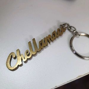 Brass Chellamae Keychain