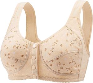 Floral Print Comfort Bra(5XL)