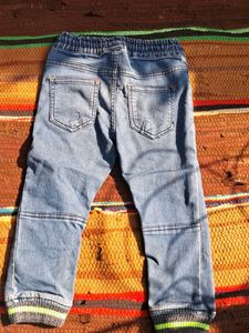 Chalk Denim Joggers