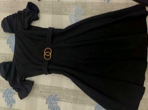 Chic stylish Off-Shoulder Black Dress