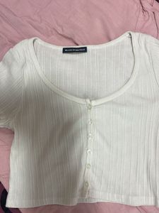 White Crop Top
