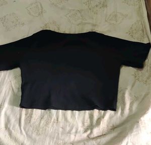 Black Crop Top
