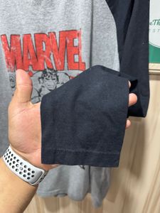 Marvel Comics Superhero Graphic Grey T-Shirt