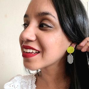 Zebra Stripe Handmade Earrings (Any 1)