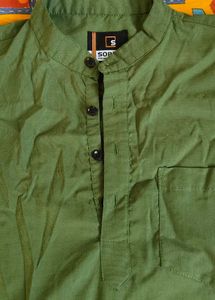 Men's Green Kurta