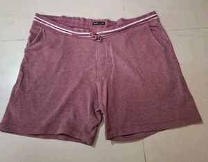 Comfortable Men's Maroon Shorts