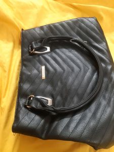 Black  Lether ⚫  Bag