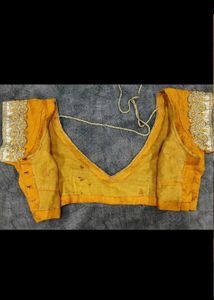 Yellow Embroidered Blouse