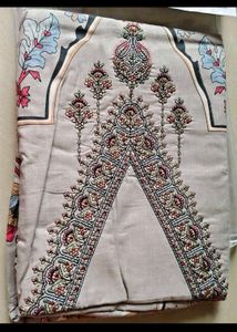 2 patchwork unstitched dress Material