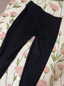 Chic Black Zip Detail Pants