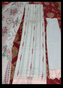 Beautiful Mint Green Kurta Set material
