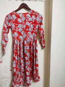 Two Elegant Floral Print Kurtas