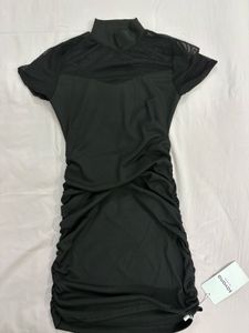 Chic Black Bodycon Dress (S)