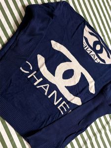 Chanel Navy Knit Sweater