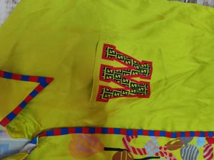 Unique Print Button-Up Shirt