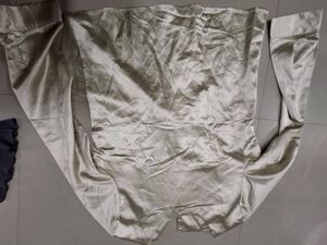 Satin Button-Up Blouse