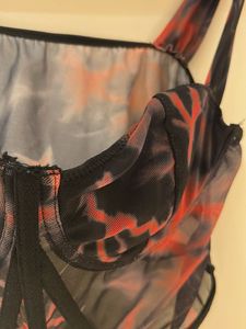 Tie-Dye Corset Top