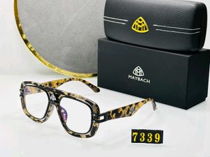 Maybach Leopard Print Sunglasses