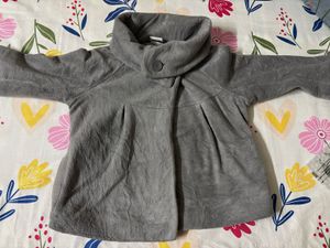 Cozy Grey Fleece Jacket