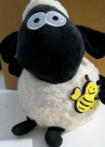 Shaun the Sheep Plush Toy with Bee Applique