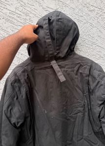 Carhartt Men's Black Hooded Parka Jacket