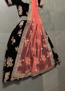 Dark Mehroon Bridal Lehenga