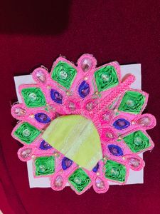 HandcraftedHeavyPearl&amp;StoneWork LadduGopal Poshak