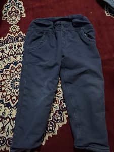 Boys furry quilt Blue Pants