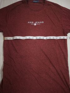 Maroon Round Neck Tshirt