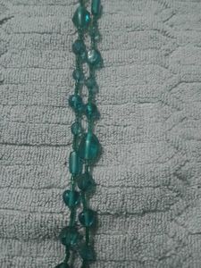 Teal Beaded Necklace