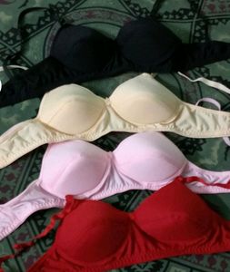 Pack Of 4 Padded Bra For Women