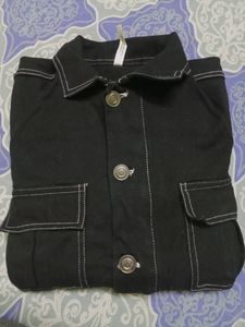 Black Tranding Denim Unisex Jacket 🧥