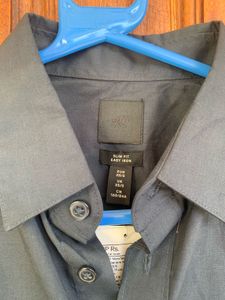 Men's Grey Long Sleeve Shirt