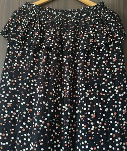Black Polka Dot Midi Dress