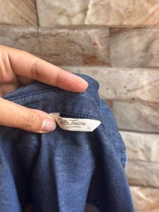 Denim Shirt Dress | XL