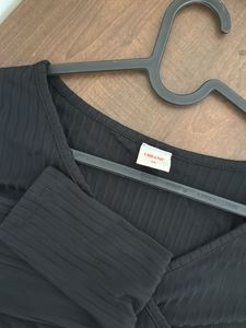Black Long Sleeve Top