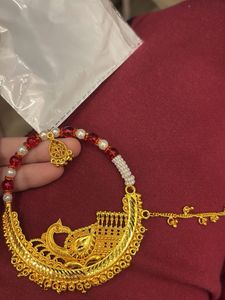 Exquisite Peacock Design Nath