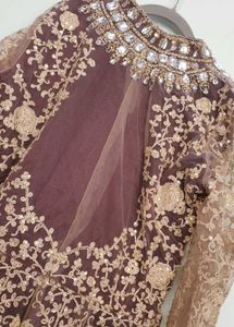 HEAVY BRIDAL ANARKALI GOWN  WITH 👌  😍 FULL DIAMO