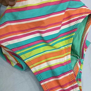 Colorful⚛️ Striped Bikini Bottom