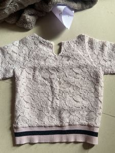 Pink Lace Top