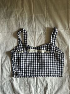 Cute Gingham Crop Top